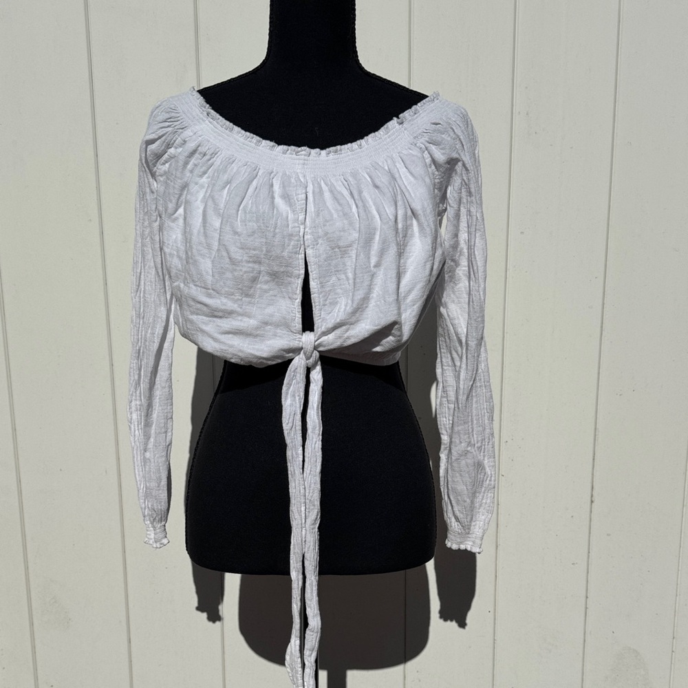 Womens white boho top
Lg